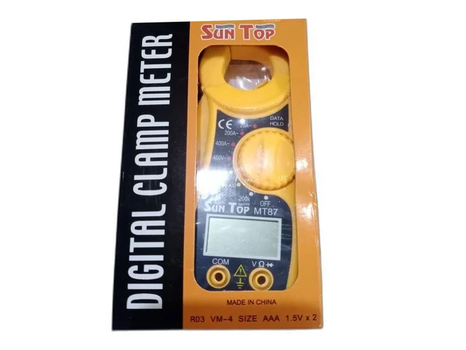 Pinza Amperimétrica Digital Sun Top MT87 Melech AB70