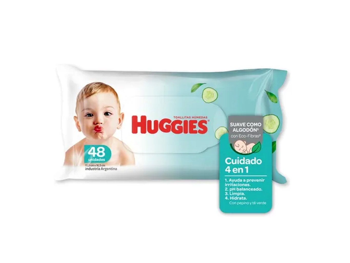 Toallitas Húmedas Huggies Cuidado 4 en 1