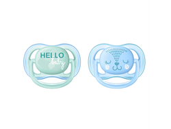 Chupetes Ultra Air 0-6 Meses Hello Baby x 2 - 342/20