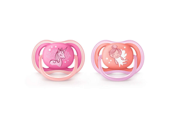 Chupetes Ultra Air 6-18 Meses Unicornio/ Hada x 2 - 345/22