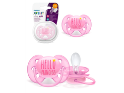 Chupete Ultra Soft 6-18 Meses Hello Princess x 1 - 529/01