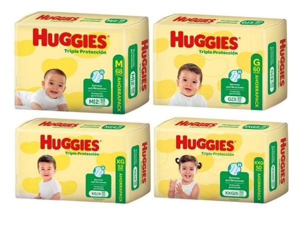 Pañales Huggies Triple Protección