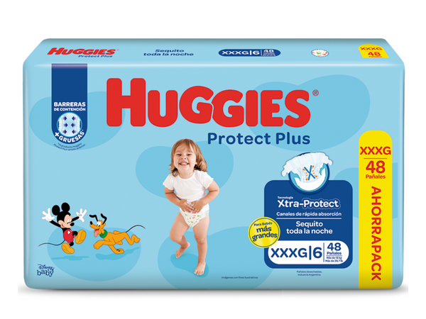 Pañales Huggies Protect Plus