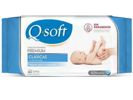 Toallitas Húmedas Q-Soft Premium Clásicas