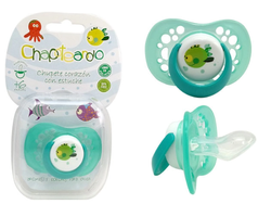 CHUPETE CORAZON CON ESTUCHE 6 MESES+ VERDE (Copia)