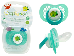 CHUPETE CORAZON CON ESTUCHE 12 MESES+ VERDE