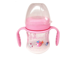 MAMADERA BOCA ANCHA 150 cc C/ASAS ROSA