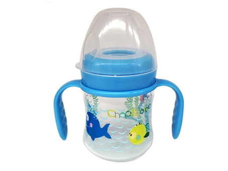 MAMADERA BOCA ANCHA 150 cc C/ASAS CELESTE