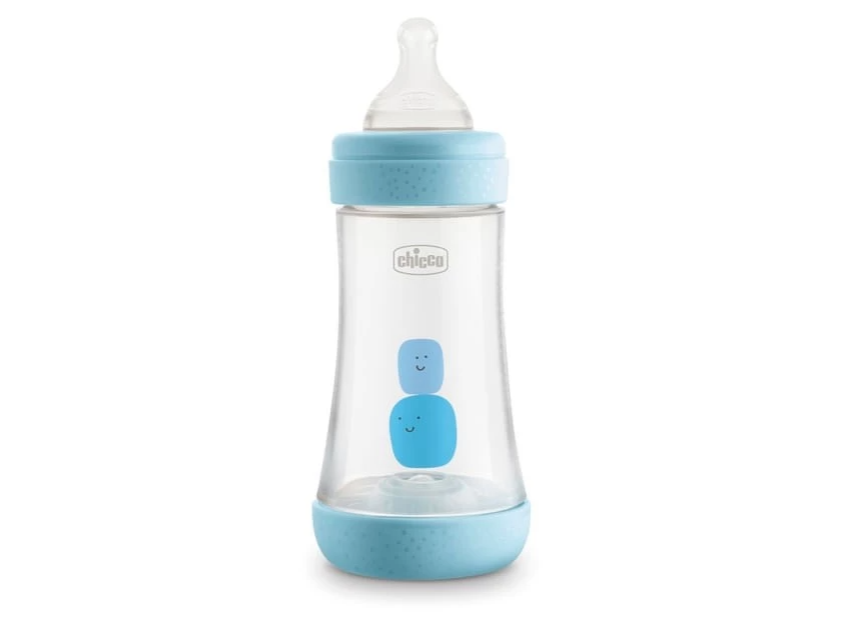 Mamadera CHICCO Perfect5 240ml 2m+ CELESTE