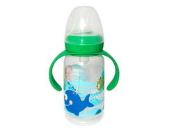 CHAPOTEANDO MAMADERA BOCA ANCHA 150 cc C/ASAS ROSA