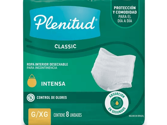 Plenitud Classic Ropa íntima descartable de Pañales Cordoba