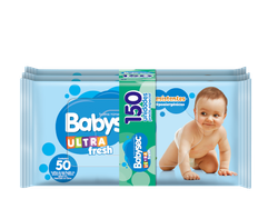 Toallitas Húmedas Baby Sec Ultra Fresh x 150