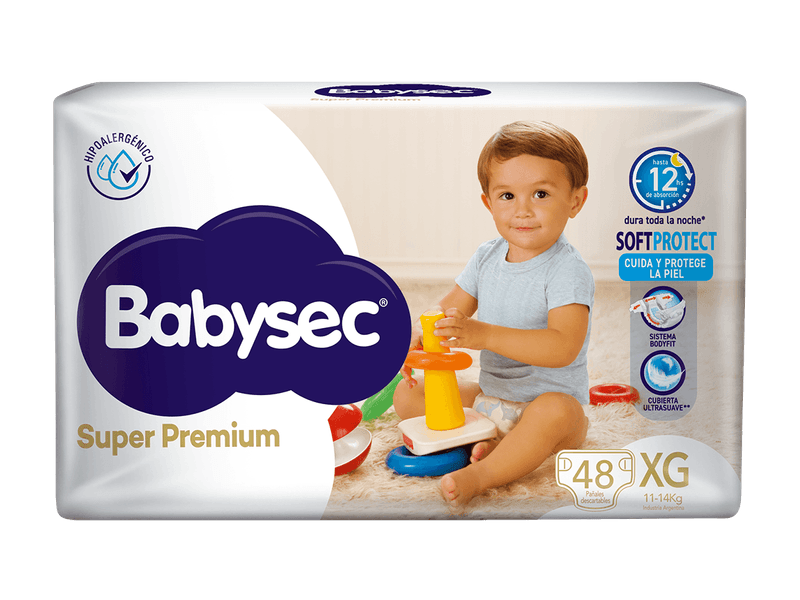 Pañales BabySec Super Premium