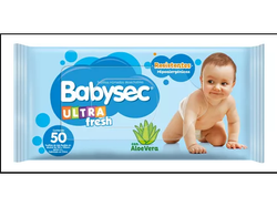 Toallitas Húmedas Baby Sec Ultra Fresh x 50