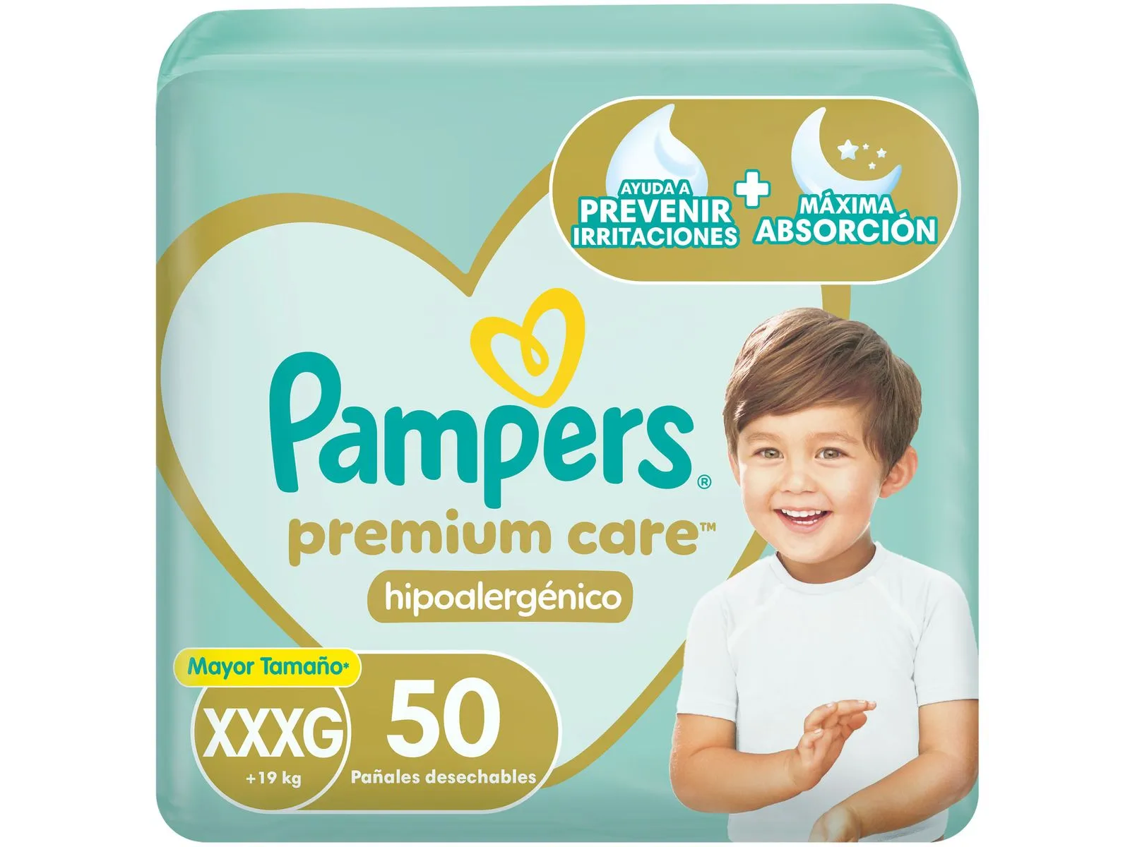 Pañales Pampers Premium Care