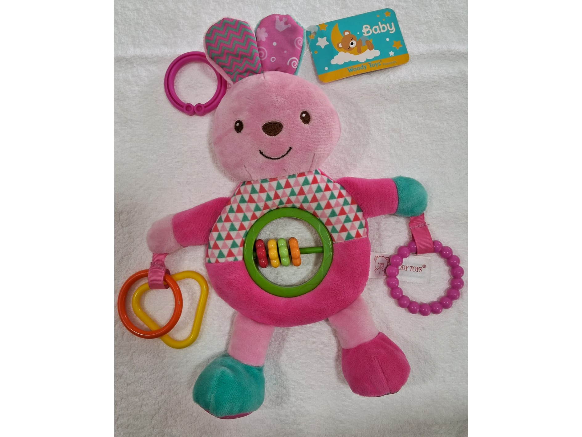 SONAJERO ANI. "3036" / CONEJO ROSA