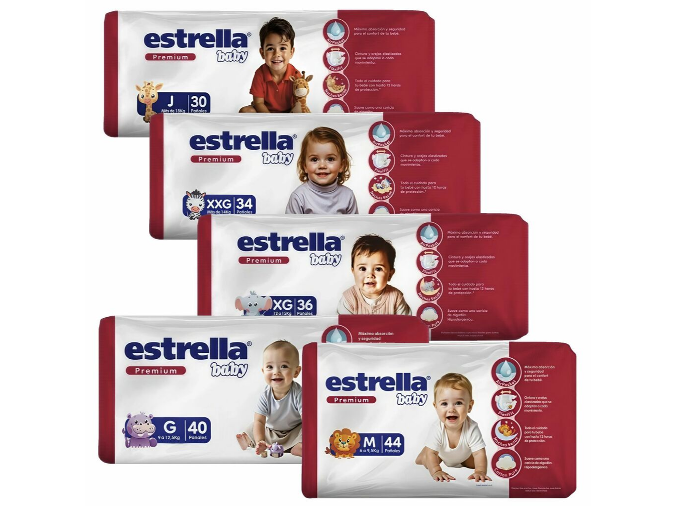 Pañales Estrella Baby Premium