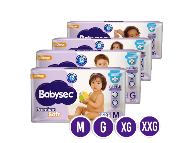 Pañales BabySec Premium