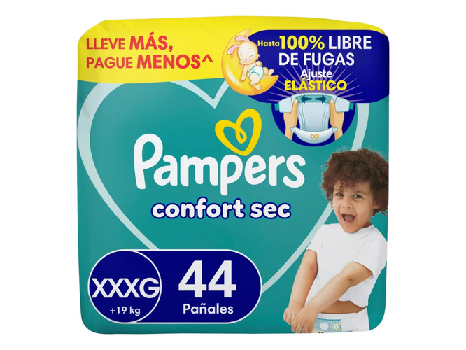Pañales Pampers Confort Sec