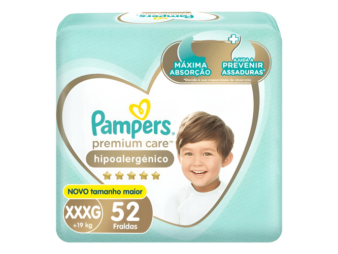 Pañales Pampers Premium Care