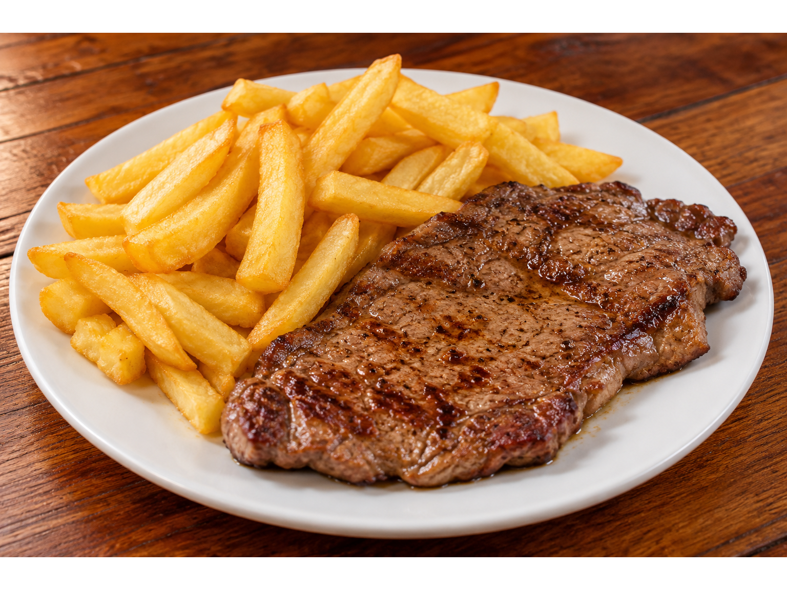 Bife con Fritas