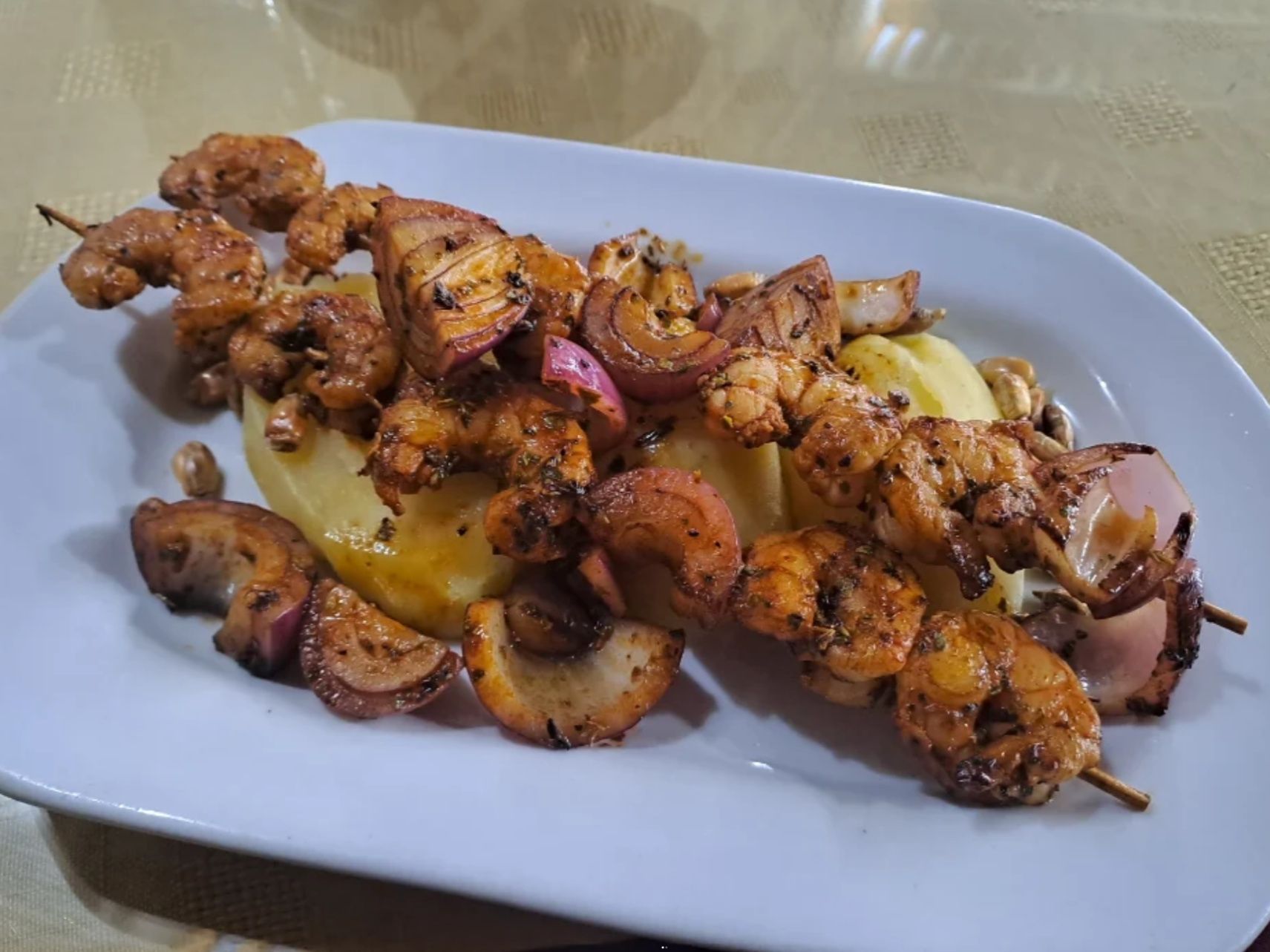 Anticucho de LANGOSTINOS