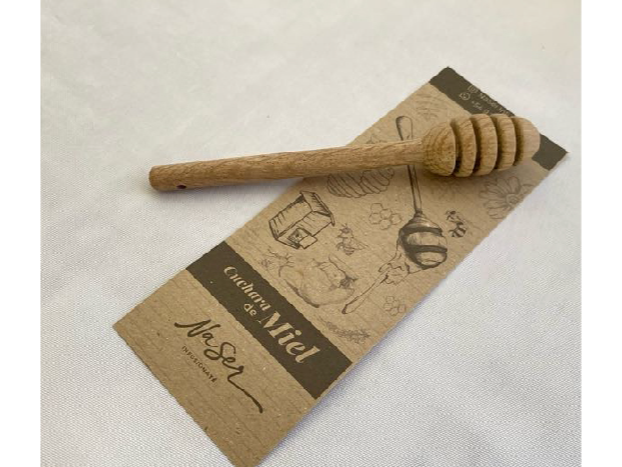 CUCHARA DE MADERA PARA MIEL