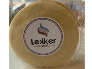 Alfajor de Maicena de Lekker Heladerías Floresta