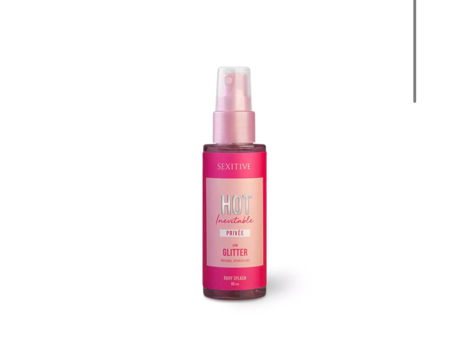 Body Splash con Glitter