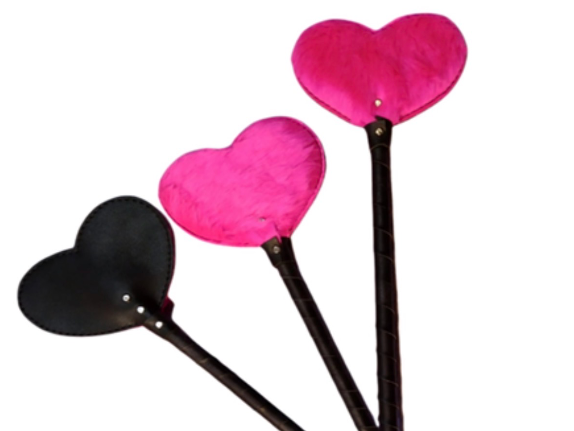 Fusta corazón peluche