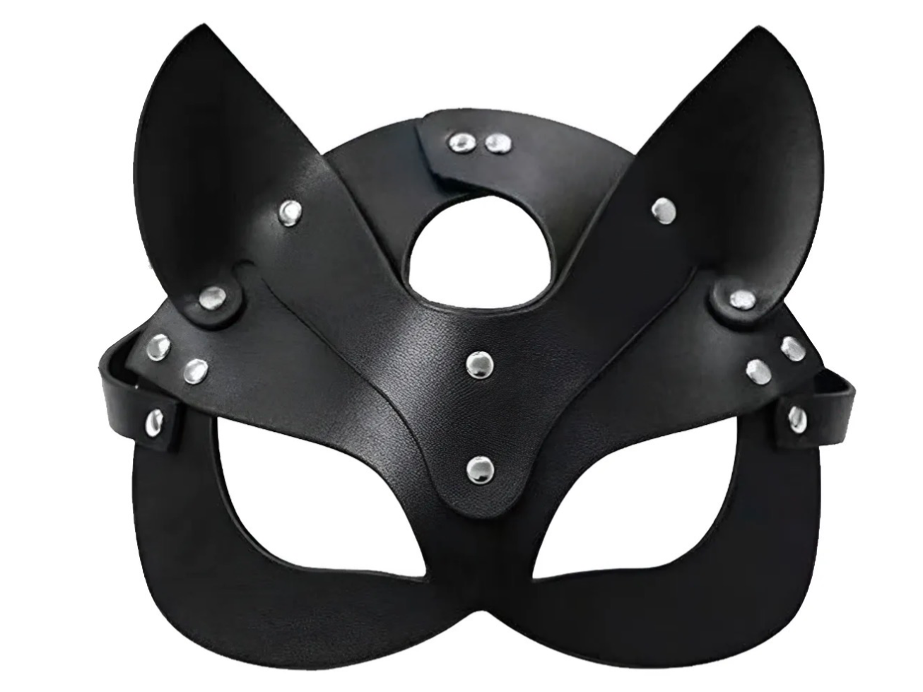 Máscara cat cuero