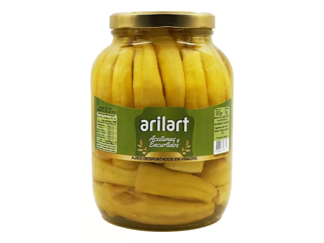 AJIES AMARILLOS EN FRASCO