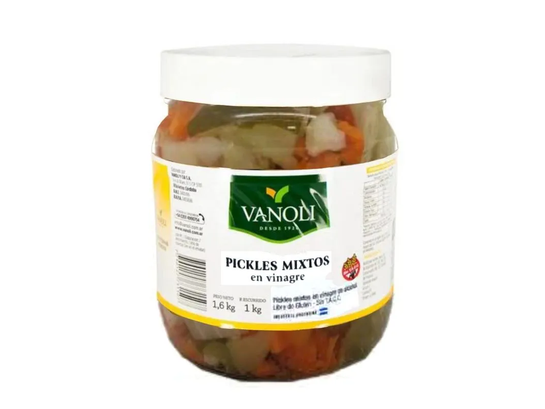 PICKLES MIXTOS X 1 KG