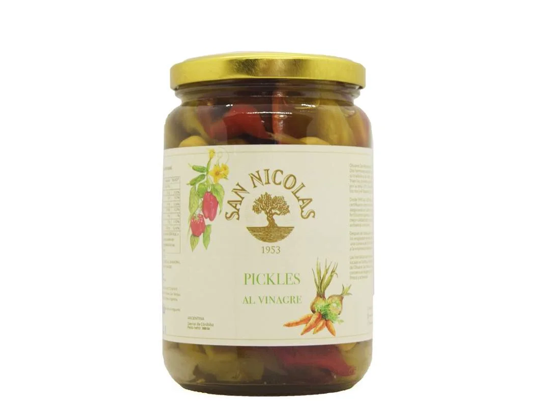 PICKLES ORGANICO X 500GR