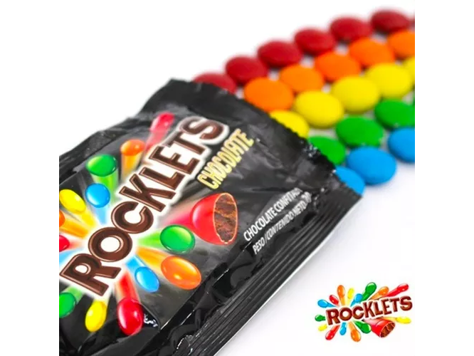 CHOCOLATE CONFITADO TIPO ROCKLETS X500