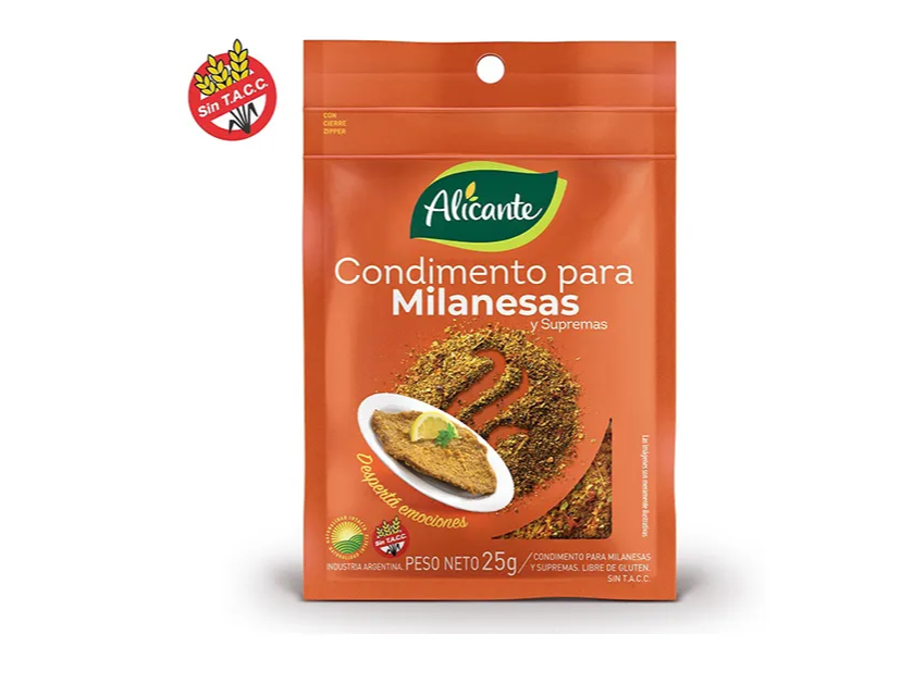COND PARA MILANESA X25GR