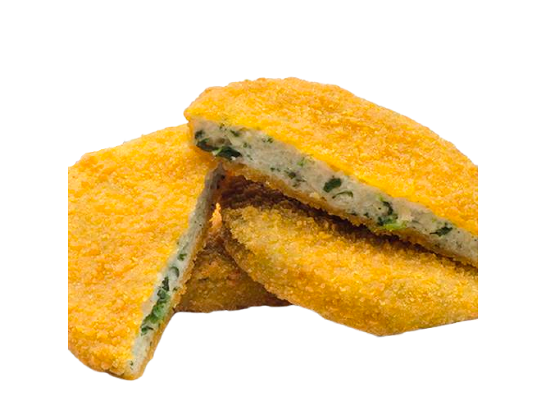 MEDALLON DE POLLO ESPINACA Y QUESO