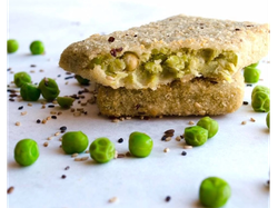 MILANESAS DE ARVEJA QUESO Y MIX DE SEMILL