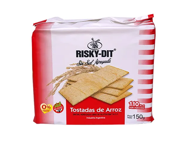 TOSTADAS DE ARROZ RISKY DIT