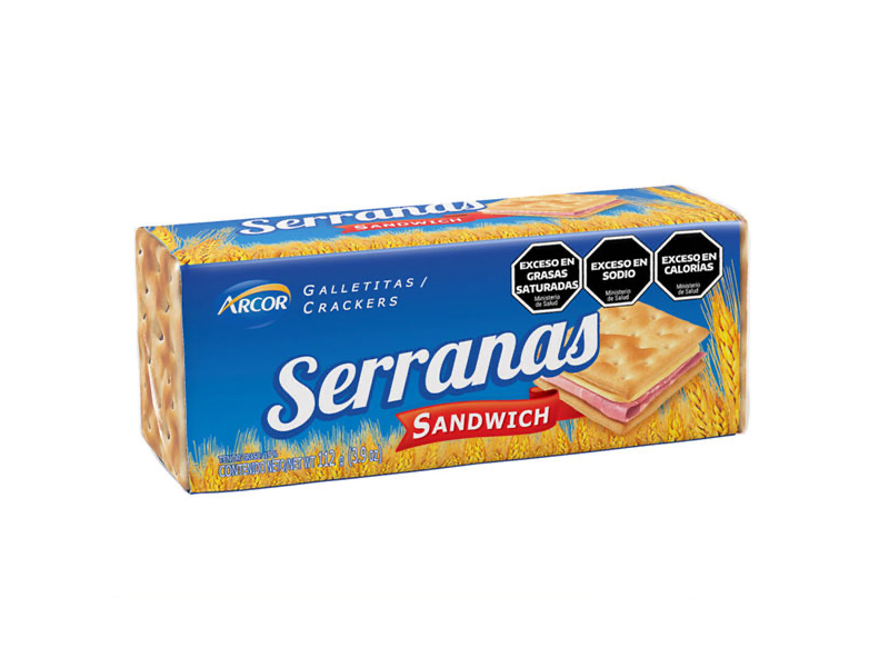 GALLETA DE AGUA SERRANA SAND TRIPACK.