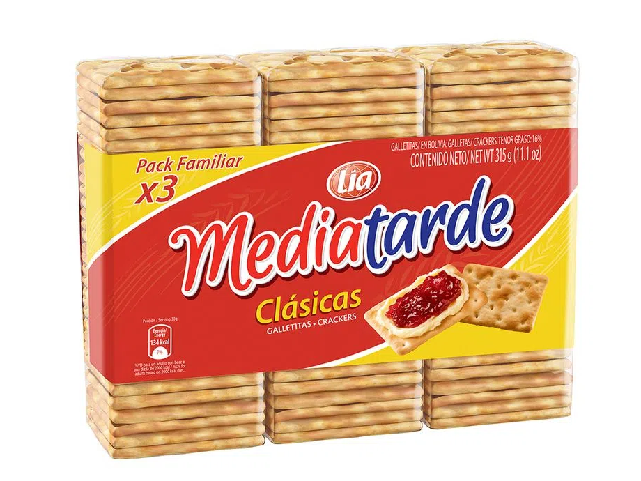 GALLETA DE AGUA MEDIA TARDE TRIPACK
