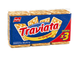 GALLETA DE AGUA TRAVIATA TRIPACK