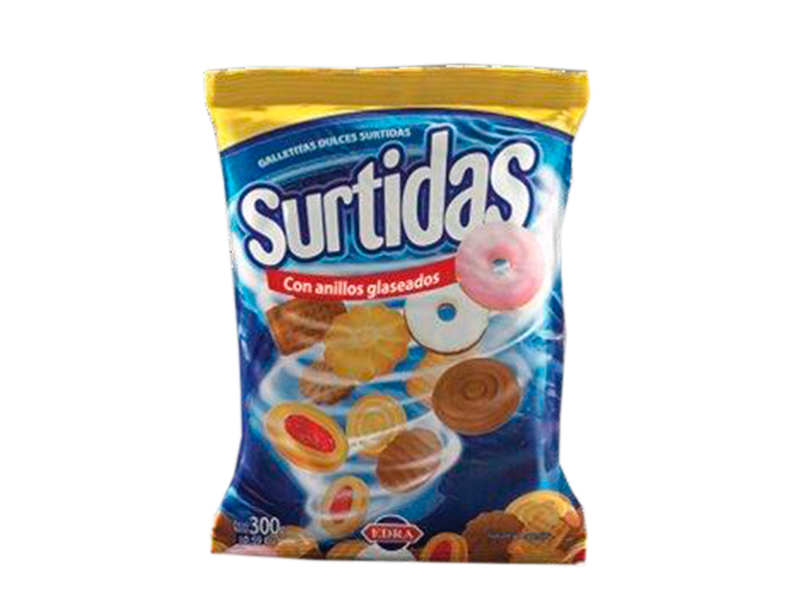 GALLETAS SURTIDAS EDRA X 300G.