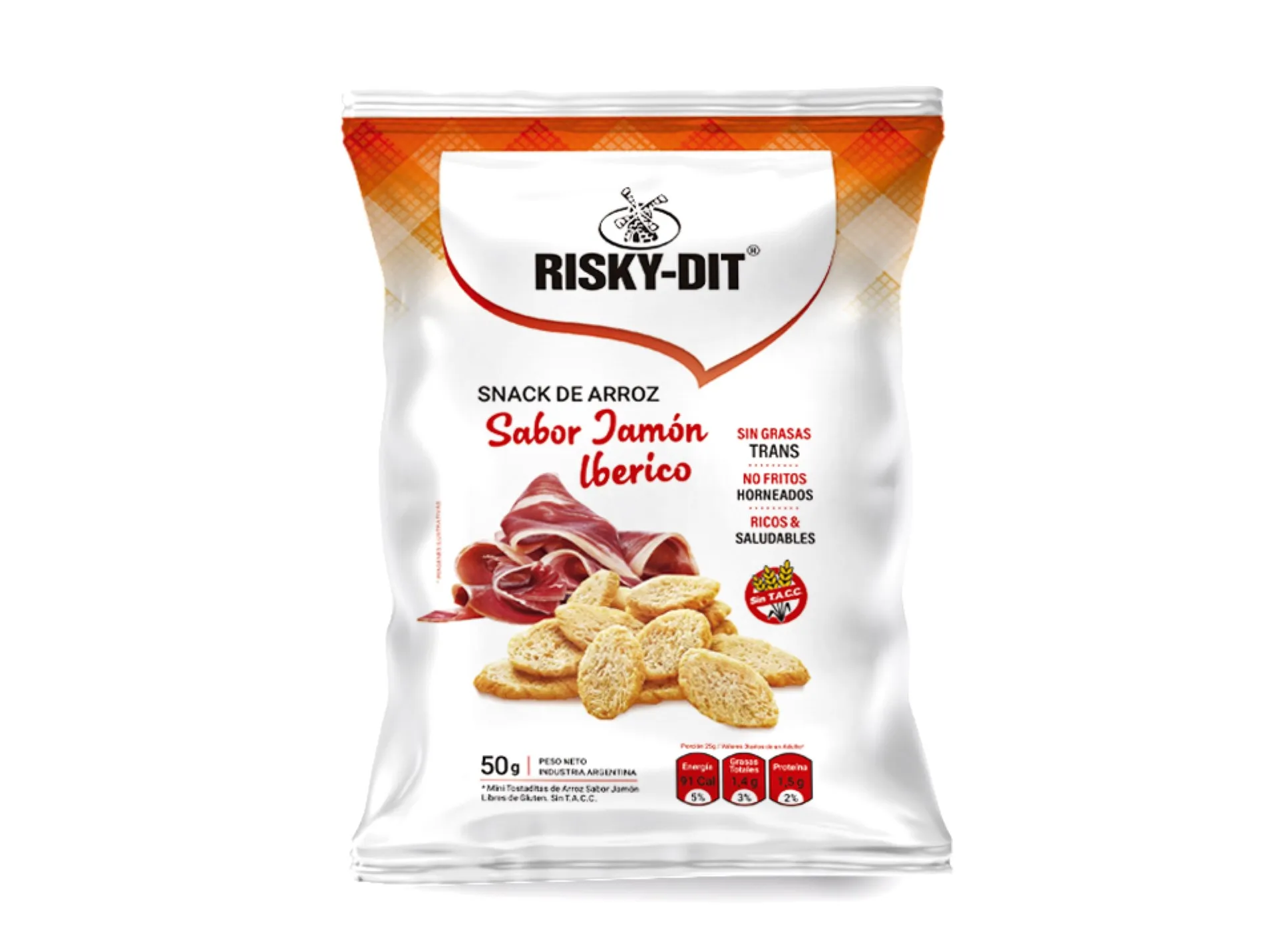 SNACKS DE ARROZ RISKI DIT X 100 G