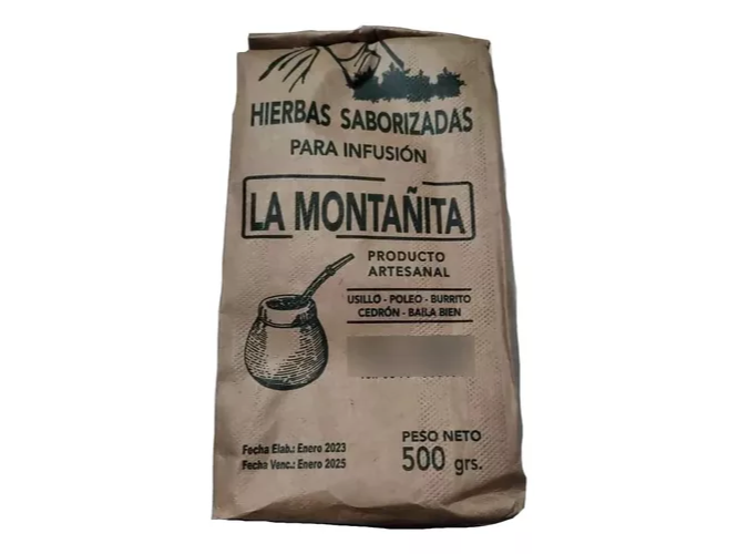 YERBA LA MONTAÑITA 500G