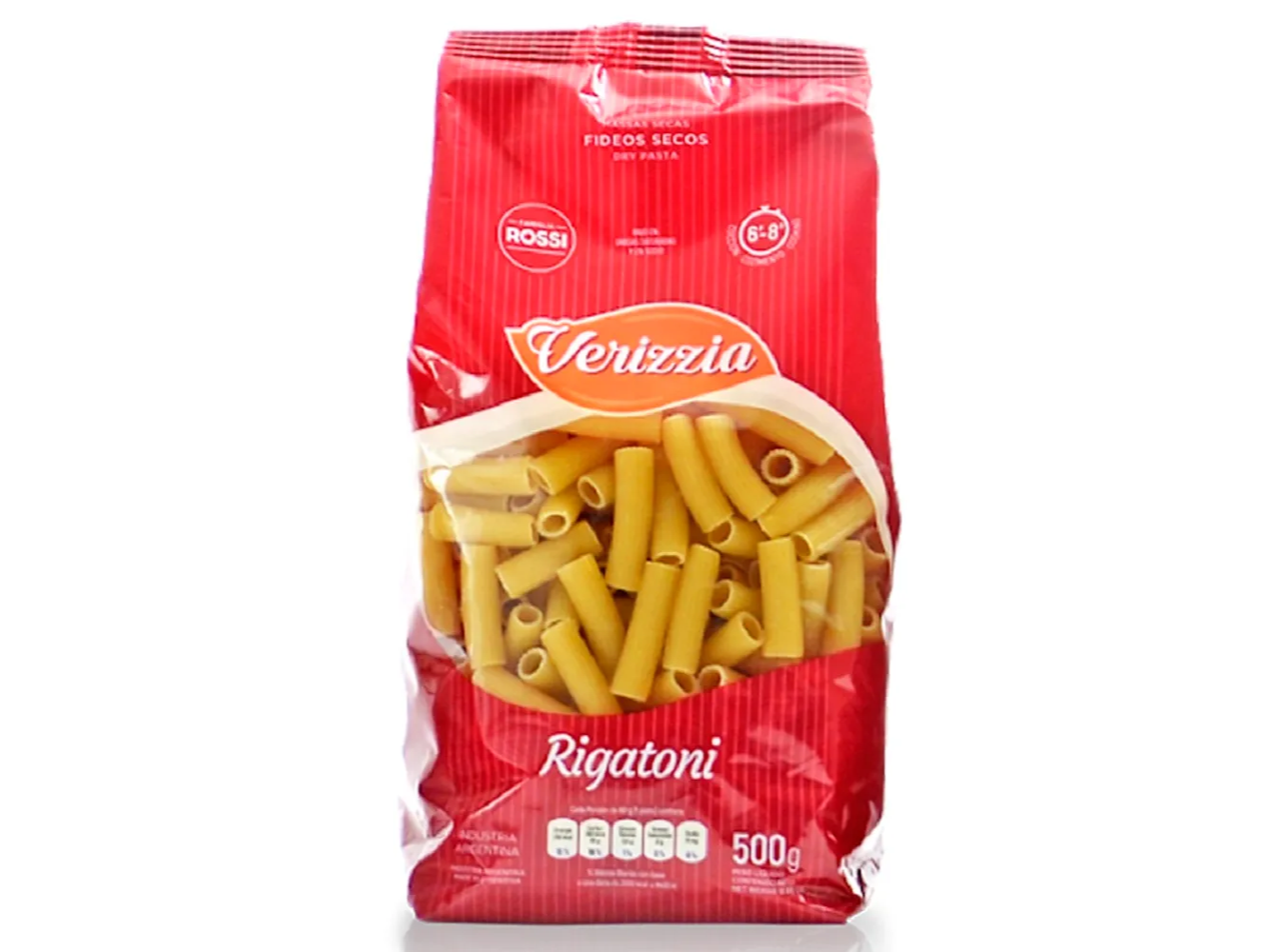 FIDEOS VERIZIA X 500 G PACK X 12 UN