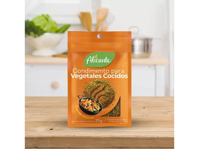 COND VEGETALES COCIDOS X25GR