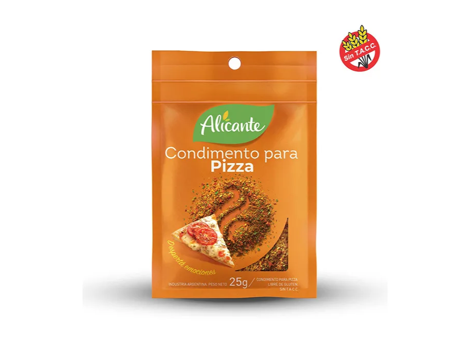 CONDIMENTO PIZZA X 25GR