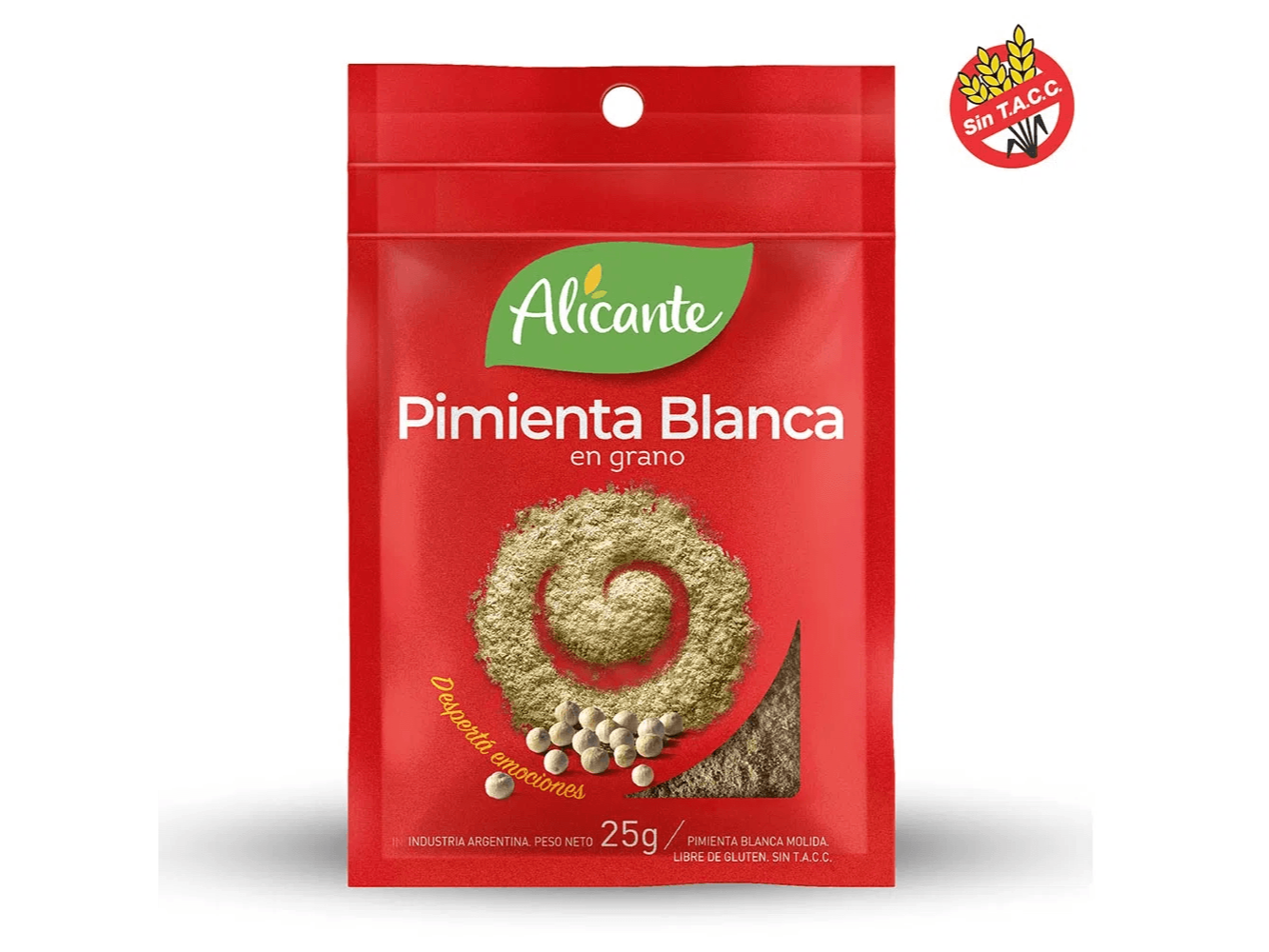 PIMIENTA BLANCA EN GRANO X25GR