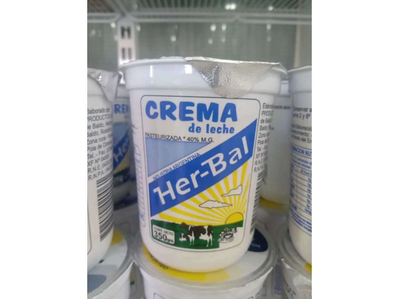 CREMA DE LECHE HERBAL X 10KG